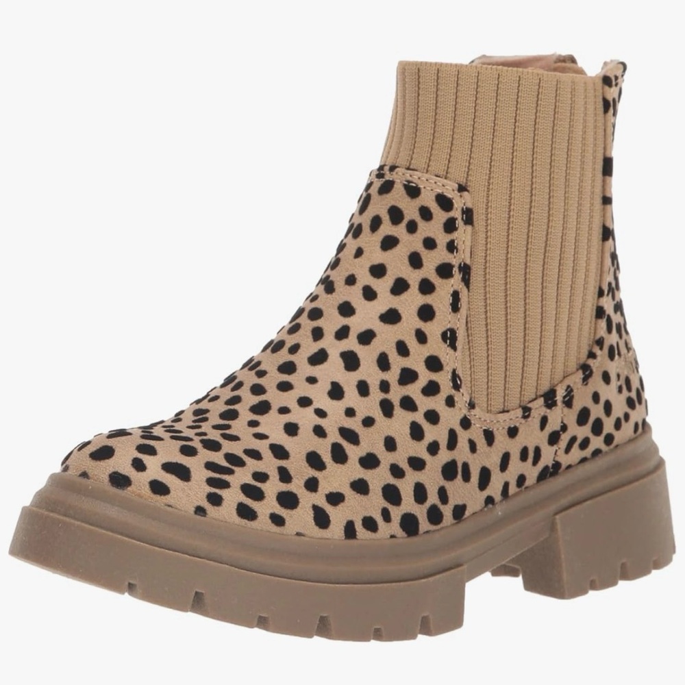 Girls Blowfish Malibu Leopard Chelsea Boots Size 5 New‎